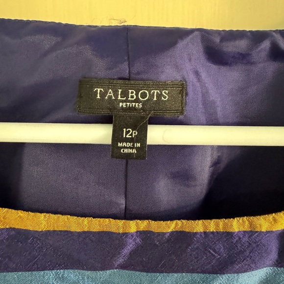 Talbots Sleeveless Silk Top, Size 12P - Picture 2 of 6